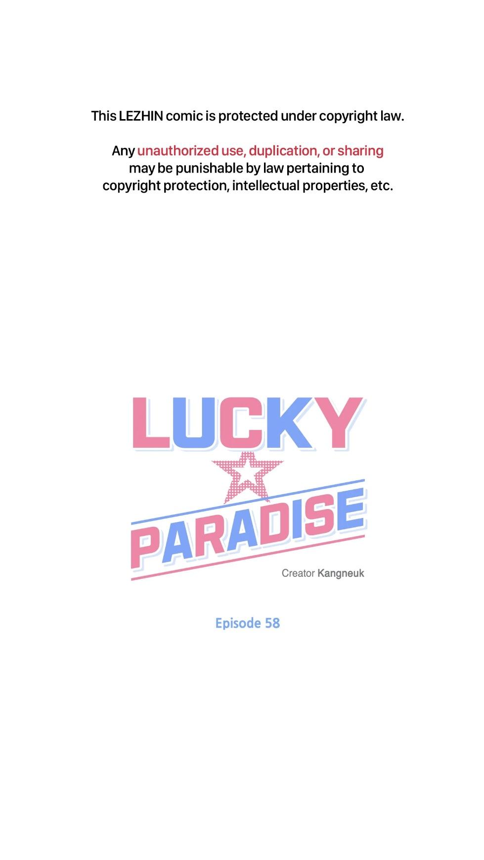 Lucky Paradise Chapter 58