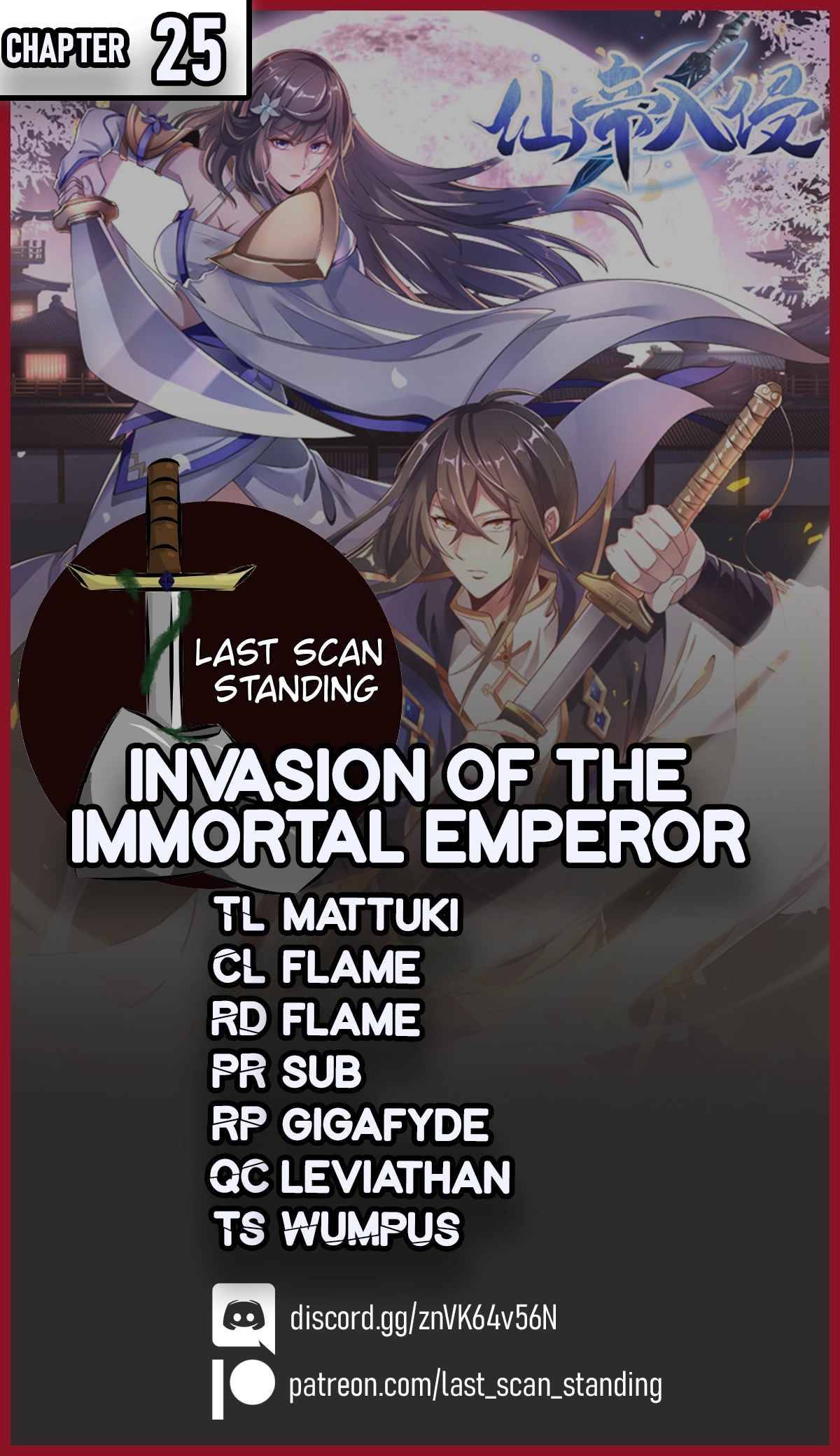 Invasion Of The Immortal Emperor Chapter 25