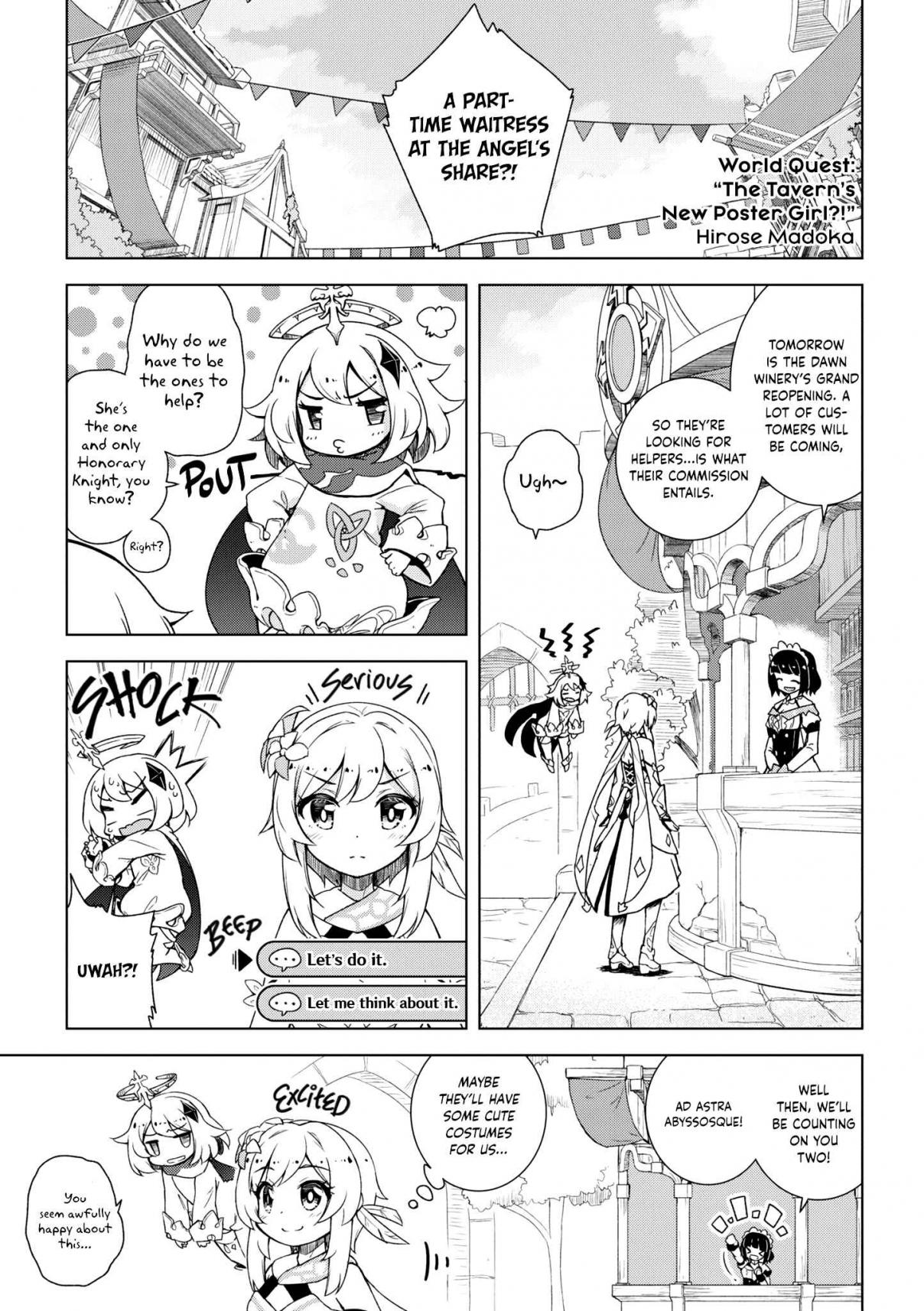 Genshin Impact Comic Anthology 5 World Quest: The Tavern’s New Poster Girl?! Knights of Earl Grey  Dan_dandeleon 625 + 5.3K