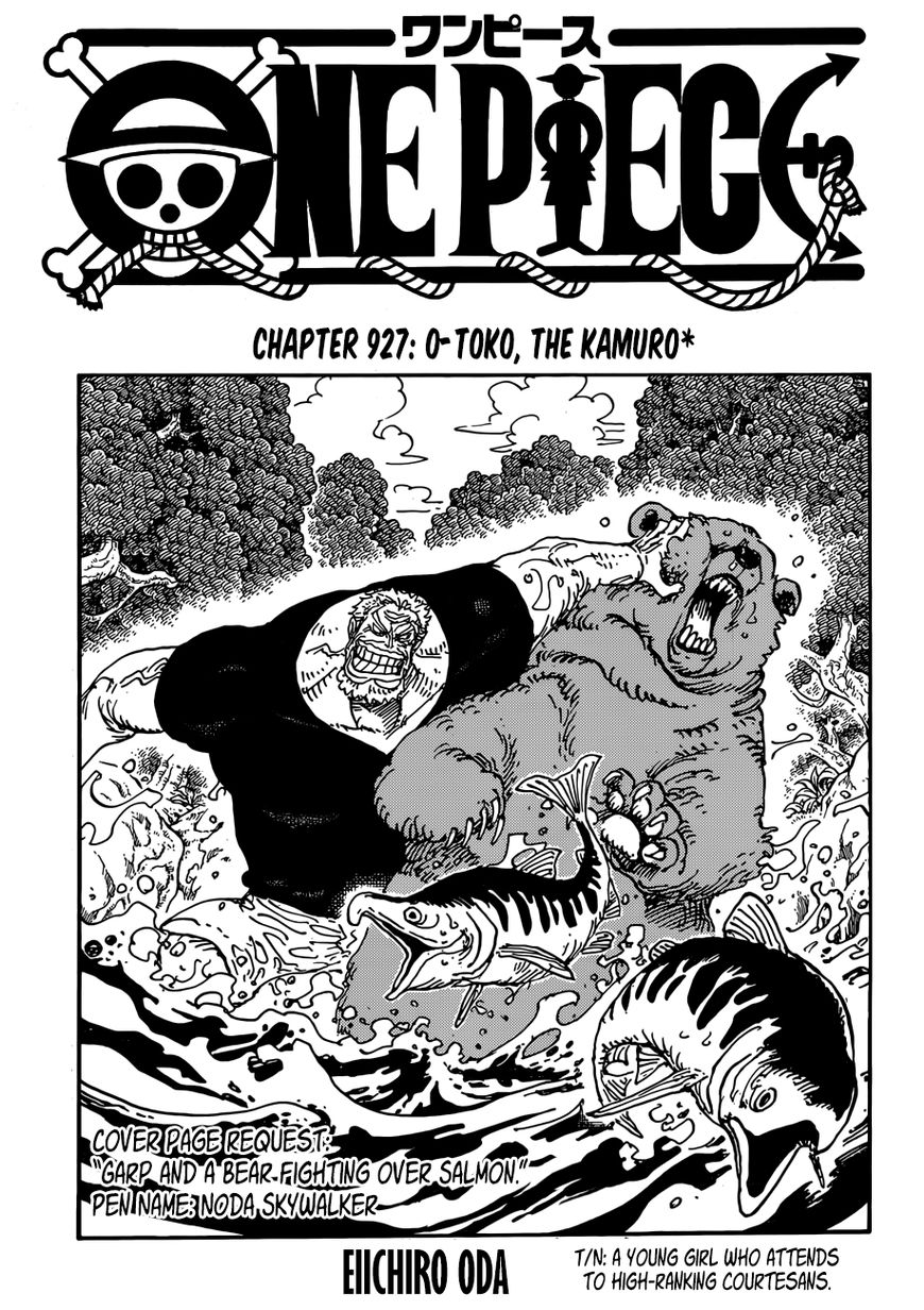 One Piece Chapter 927.1